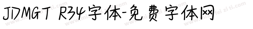 JDMGT R34字体字体转换